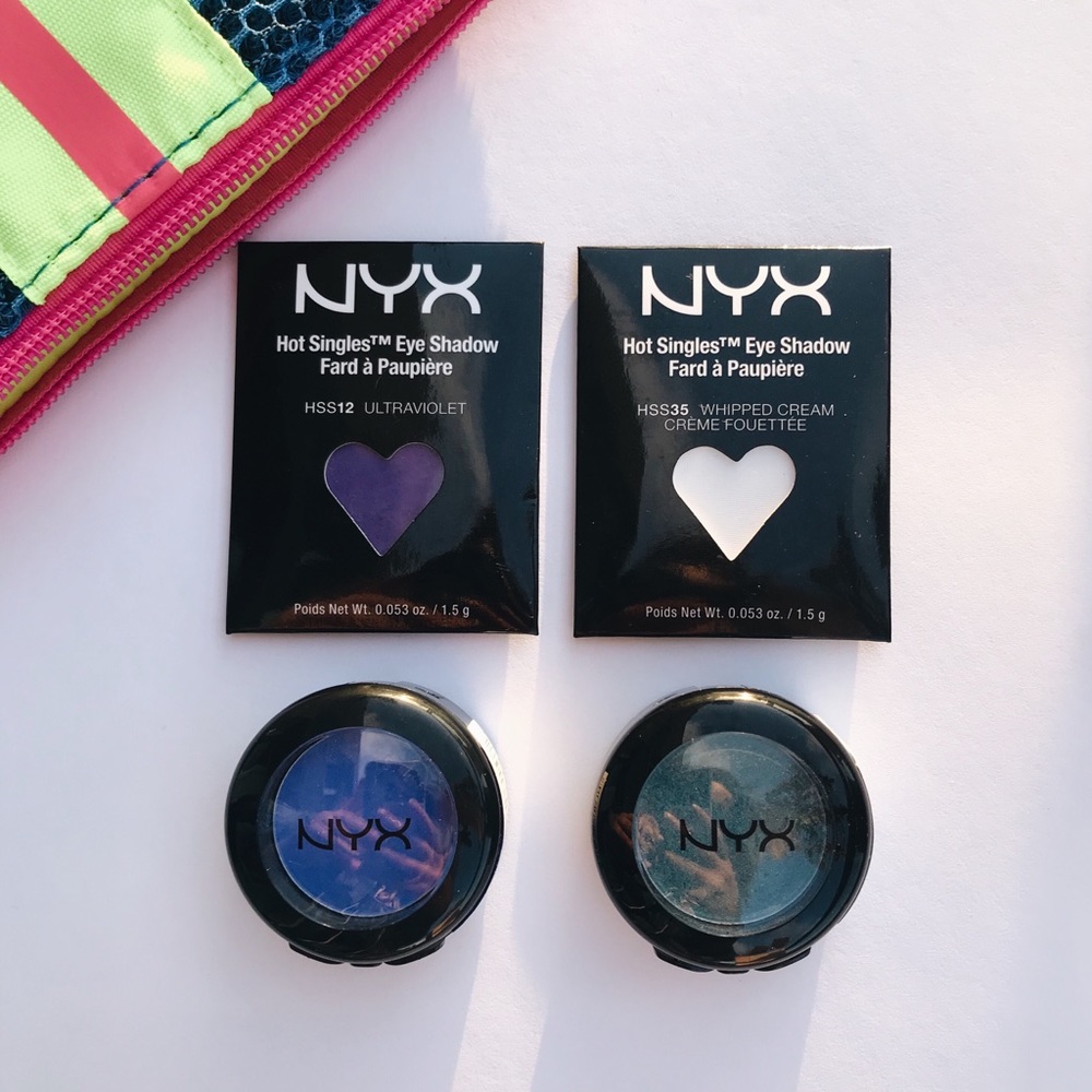 Bundle of 4 + Makeup bag!!! NEW !!! NYX !!!
